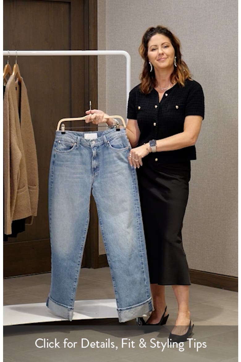 The Dodger Skimp High Waist Cuffed Hem Wide Leg Jeans video
