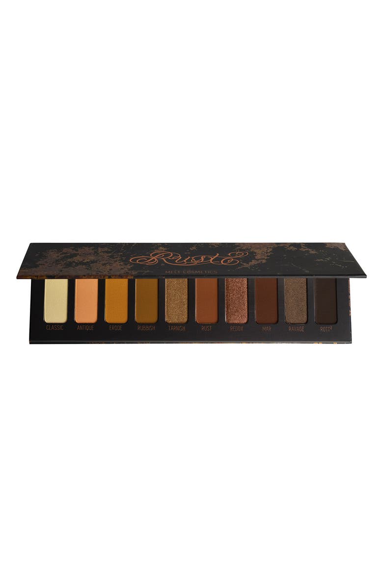 Melt Cosmetics Rust Eyeshadow Palette, Main, color, Rust