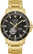 BULOVA Marine Star Automatic Bracelet Watch, 45mm