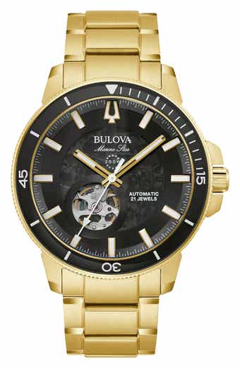 BULOVA Marine Star Automatic Bracelet Watch, 45mm