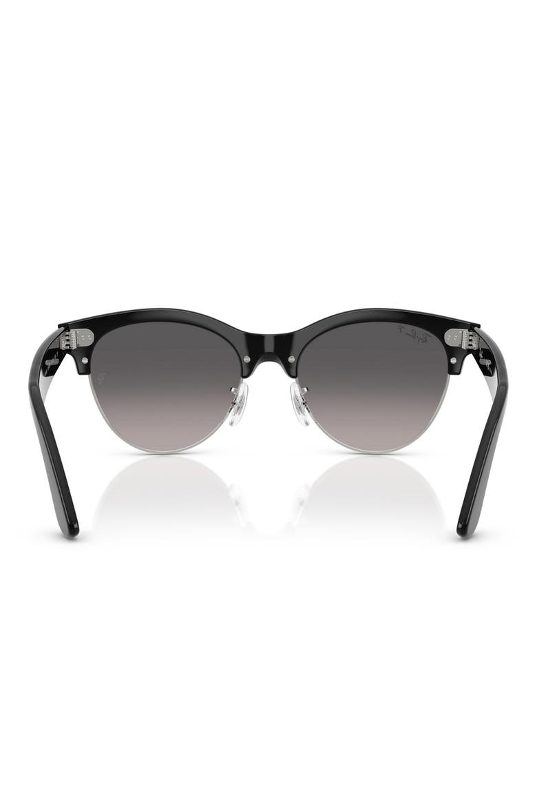 54mm Gradient Polarized Square Sunglasses, Alternate, color, GREY GRADIENT