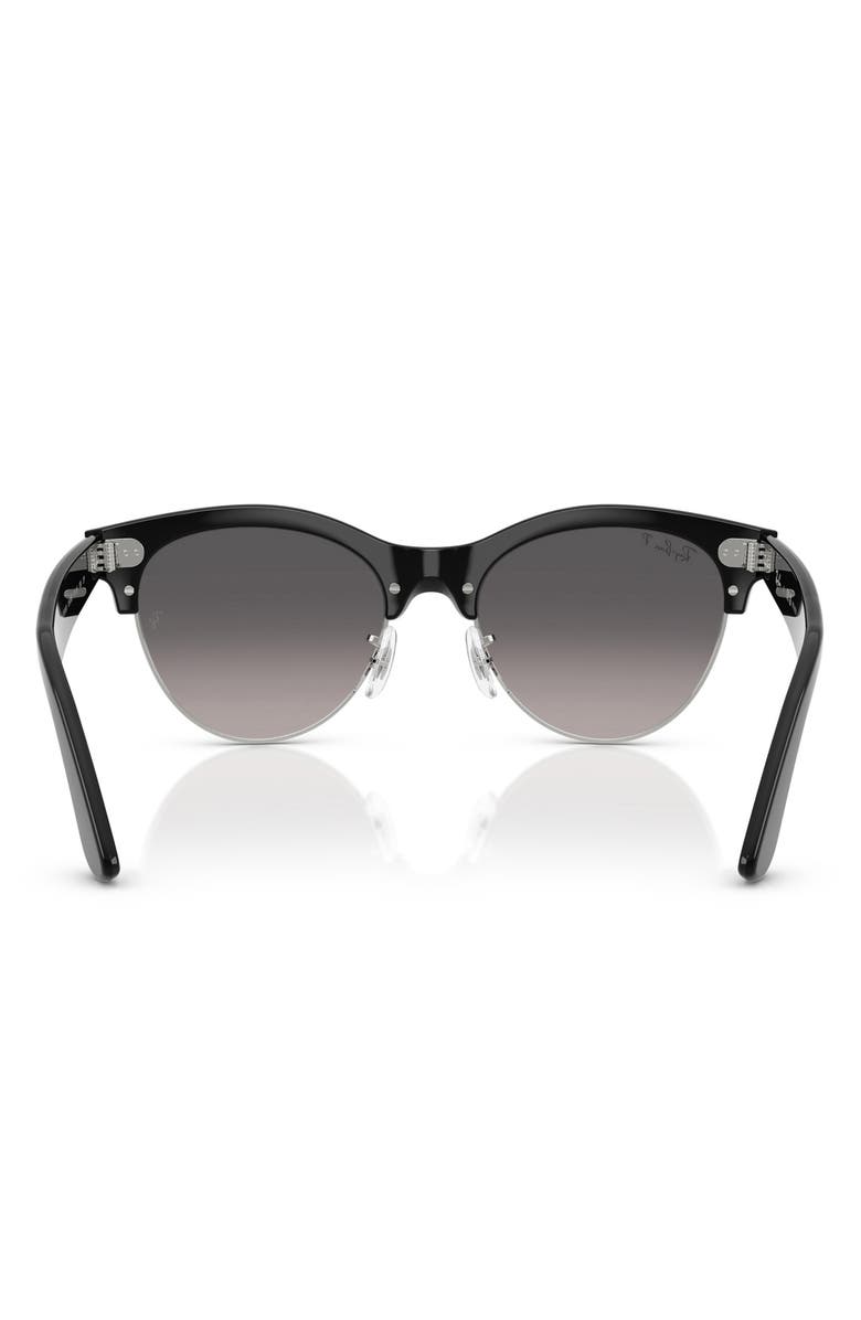 Ray-Ban 54mm Gradient Polarized Square Sunglasses, Alternate, color, Grey Gradient