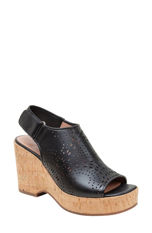 Shop Linea Paolo Viviana Platform Wedge Sandal In Black