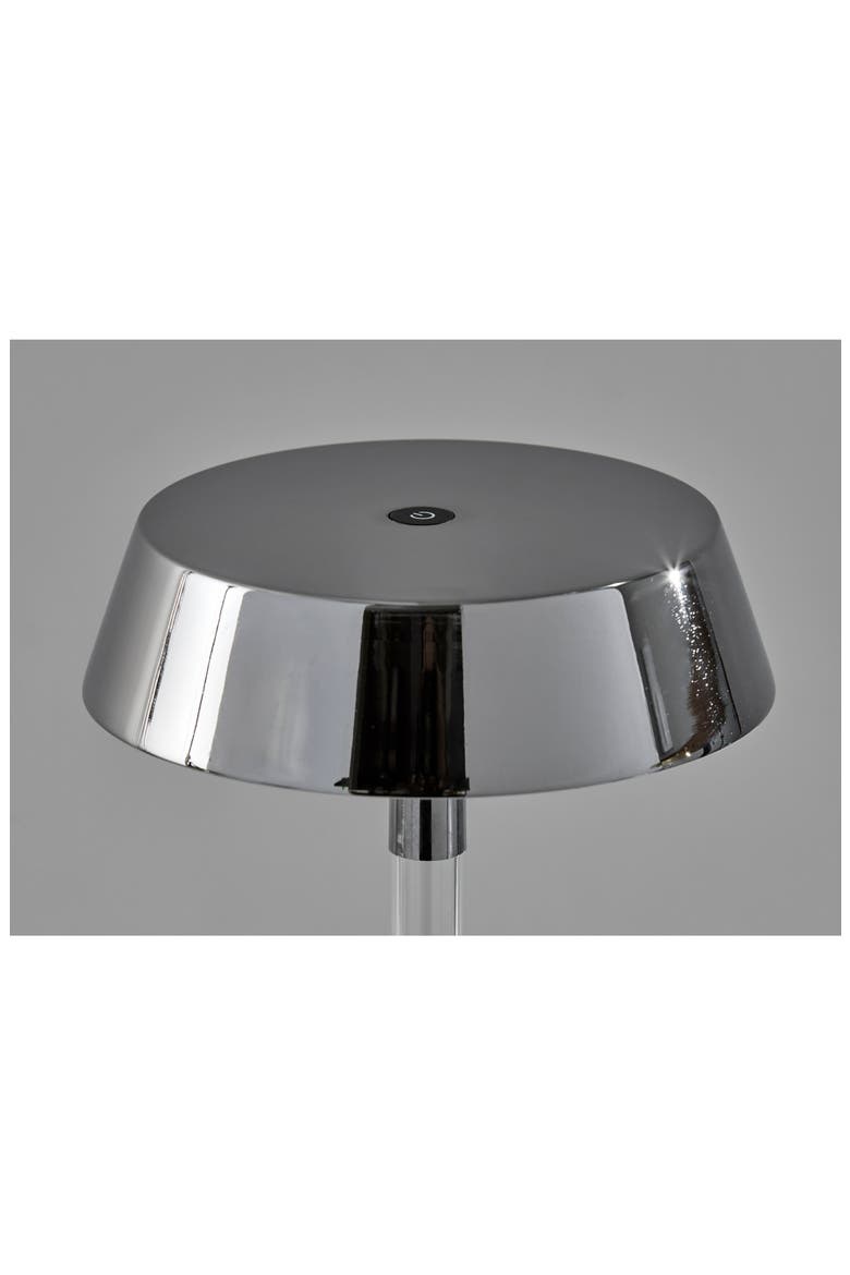 Orla LED Cordless Table Lamp, Alternate, color, SHINY CHROME