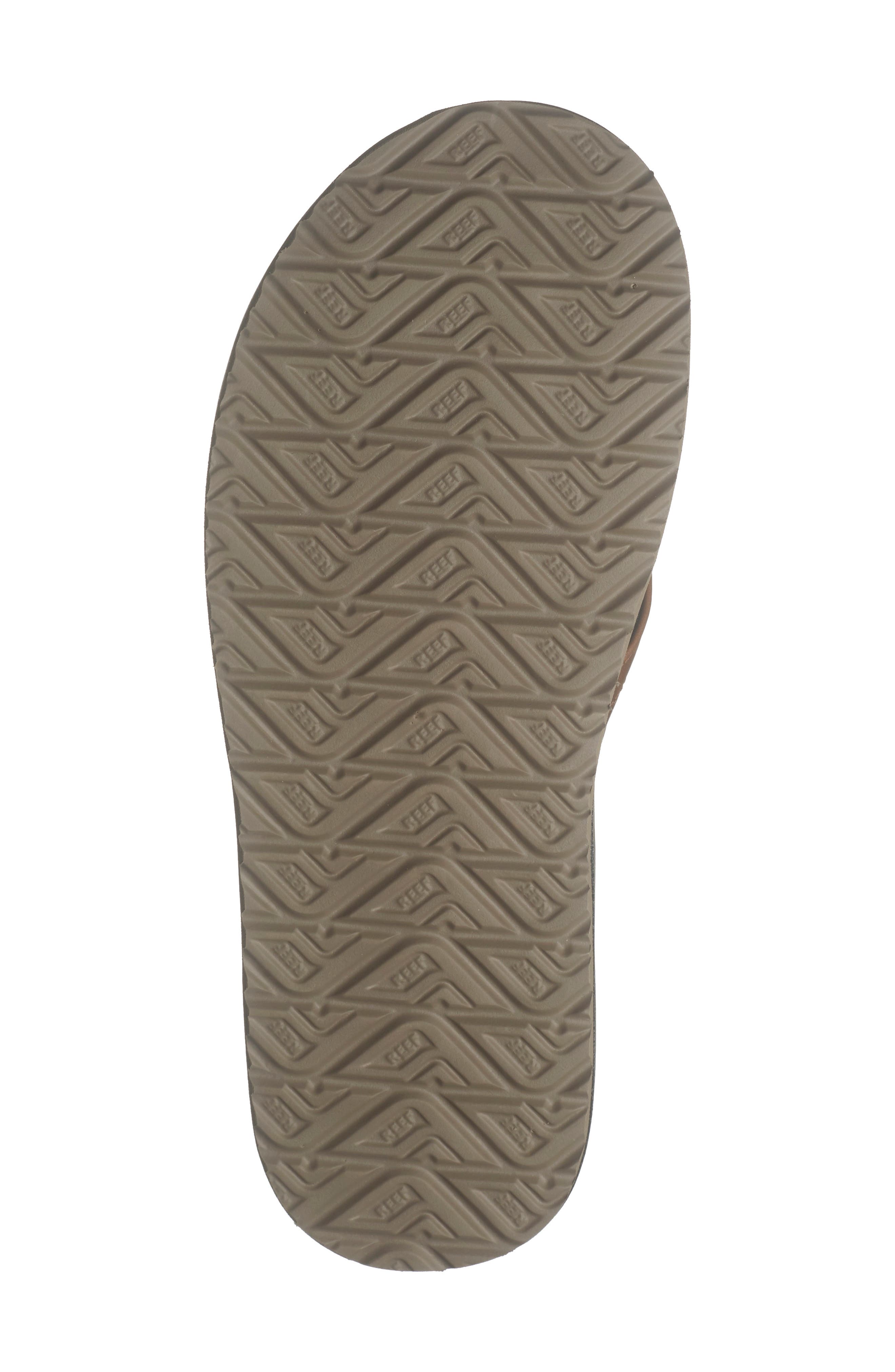 Reef Journeyer Flip Flop Sandal, Alternate, color, Black/ Brown