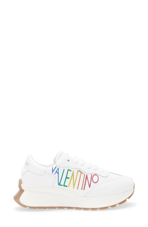 Valentino By Mario Valentino Reginal Sneaker In White