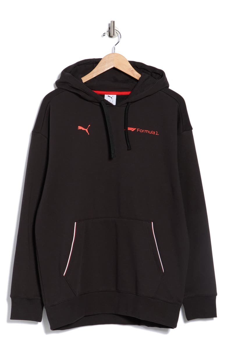PUMA F1 Essential Graphic Hoodie, Alternate, color, Puma Black