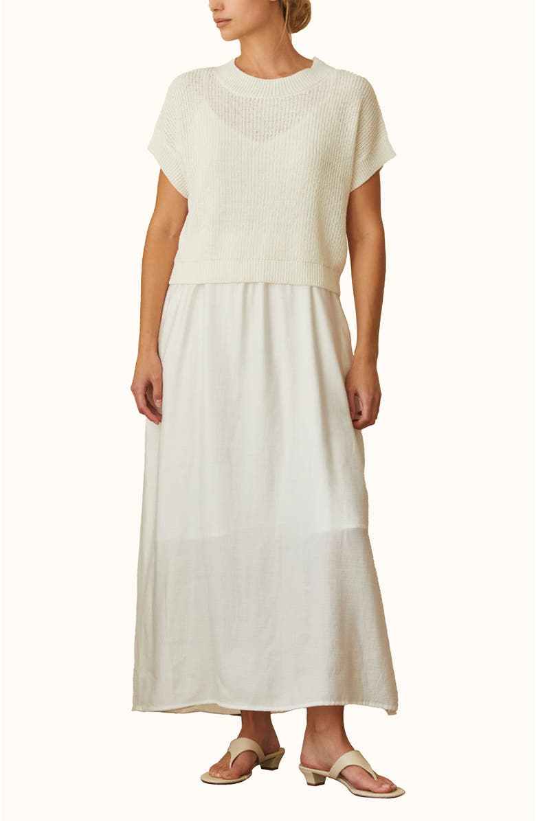 CRESCENT Knit Top and Dress Two Piece Set, Main, color, 