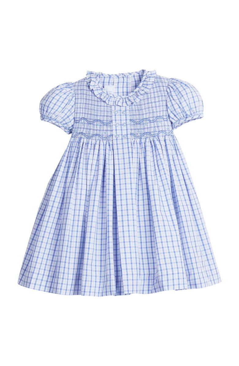 Little English Kids' Smocked Bridget Dress, Main, color, Woodberry Plaid