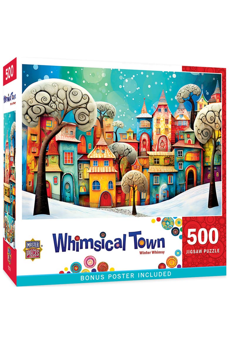 Winter Whimsey 500 Piece Jigsaw Puzzle, Main, color, Multicolor