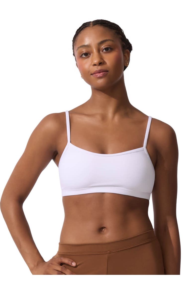 Team Basics Camisole Bra Top, Main, color, white