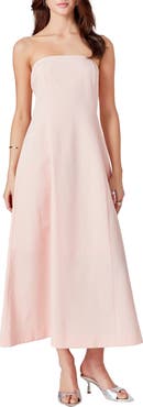 Endless Rose Strapless Linen Dress