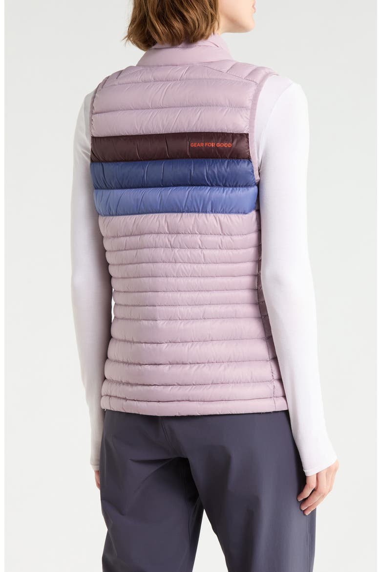 Fuego Down Vest, Alternate, color, QUARTZ STRIPES