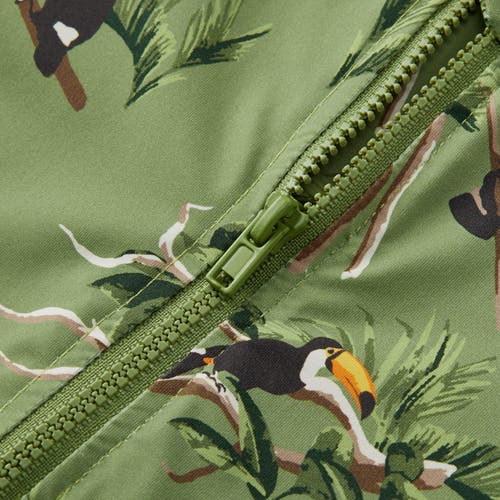 Milkbarn Zipper Shortall Swimsuit In Green