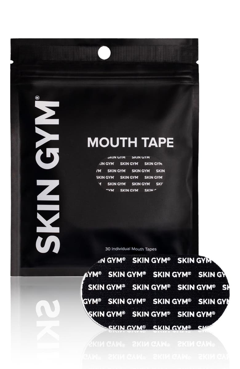 Skin Gym 30-Pack Mouth Tape, Main, color, Black
