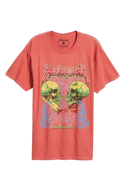 Merch Traffic Metallica Skulls Cotton Graphic T-shirt