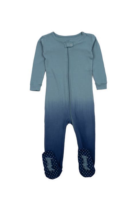 Footed Tie Dye Cotton Matching Family Pajamas (Baby)