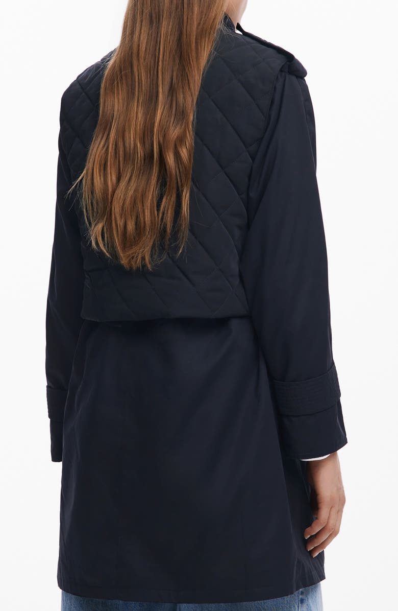 Desigual 2-in-1 Coat with Detachable Vest & Removable Hood, Alternate, color,