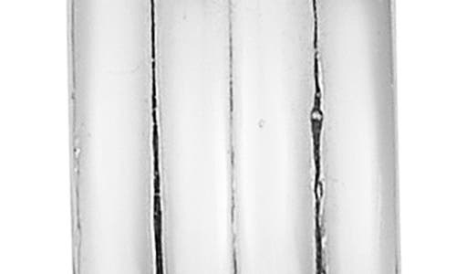 Chloe & Madison Chloe And Madison Double Row Hoop Earrings In Silver