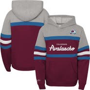 Mitchell & Ness Youth Mitchell & Ness Burgundy Colorado Avalanche Head Coach Pullover Hoodie