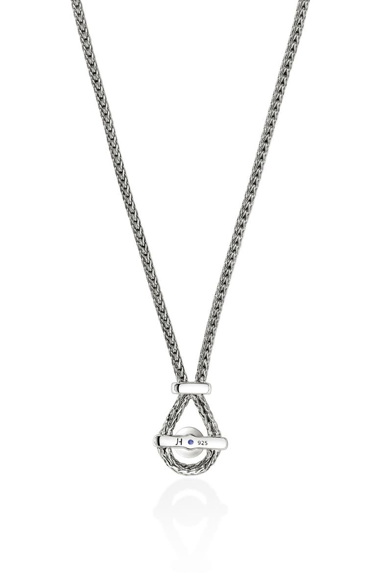 Icon Sterling Silver Pendant Necklace, Alternate, color, SILVER