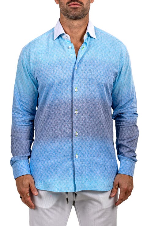 Fibonacci Marthy Contemporary Fit Button-Up Shirt