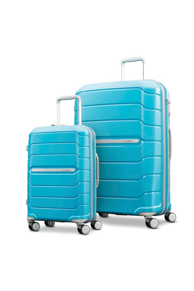 Freeform Hardside Expandable (21"/28") 2 Piece Spinner Luggage Set, Main, color, Ocean