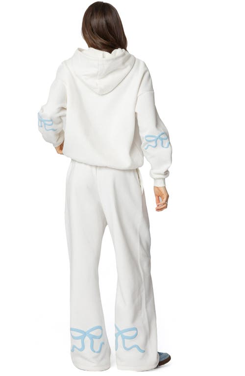 EDIKTED EDIKTED BONNEY BOW WIDE LEG SWEATPANTS 