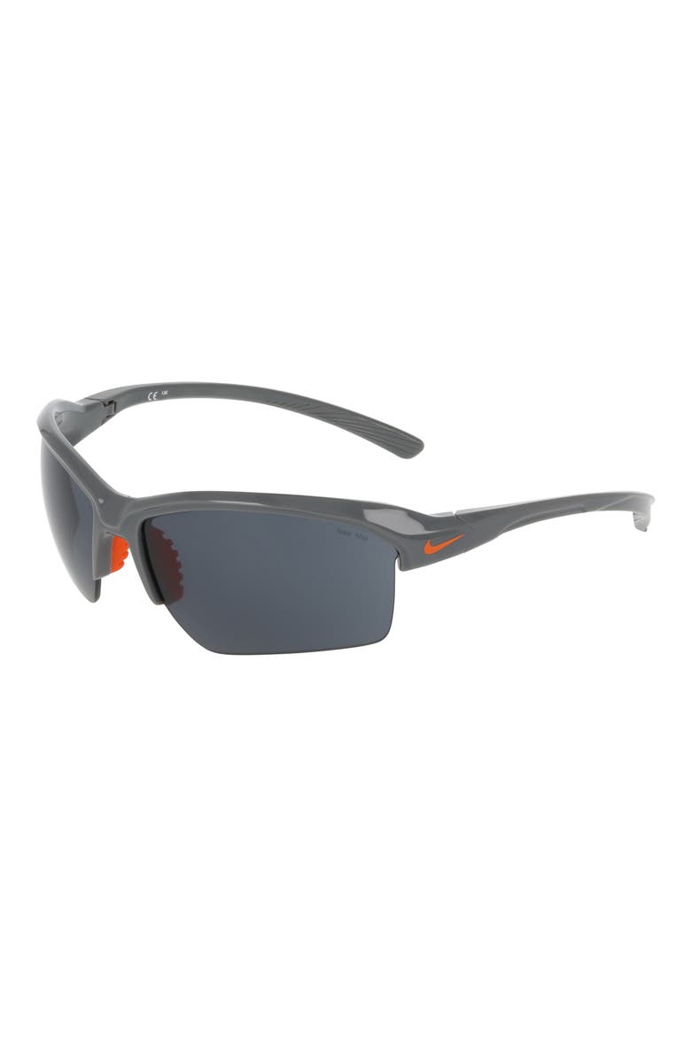Skylon Ace 70mm Rectangular Sunglasses, Alternate, color, SMOKE GREY / GREY