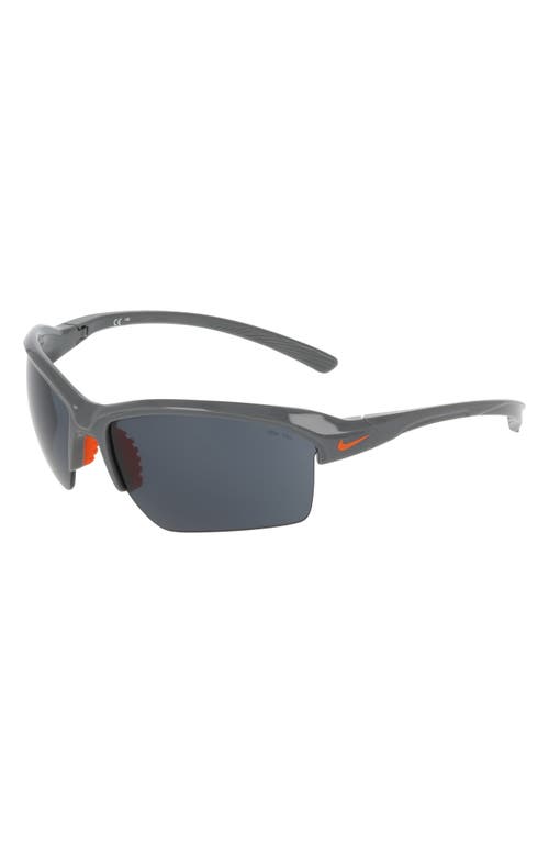 Nike Skylon Ace 70mm Rectangular Sunglasses In Gray