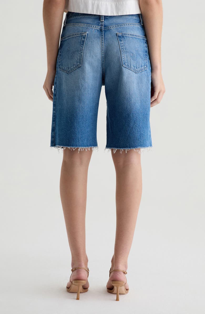 AG Hattie Raw Hem Denim Shorts, Alternate, color, Sweetwater
