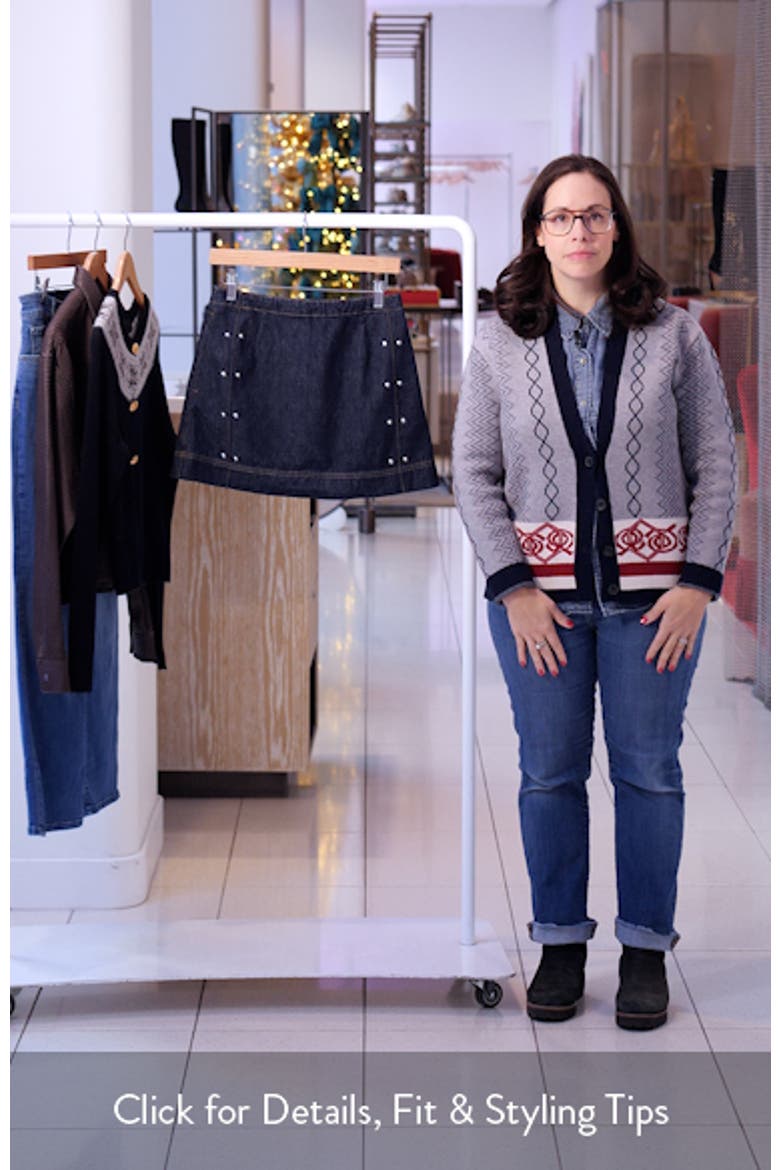 Hadley Denim Miniskirt video
