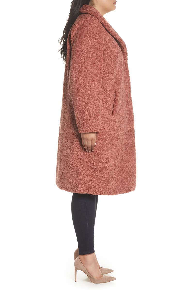 Halogen<sup>®</sup> Faux Fur Coat, Alternate, color, 