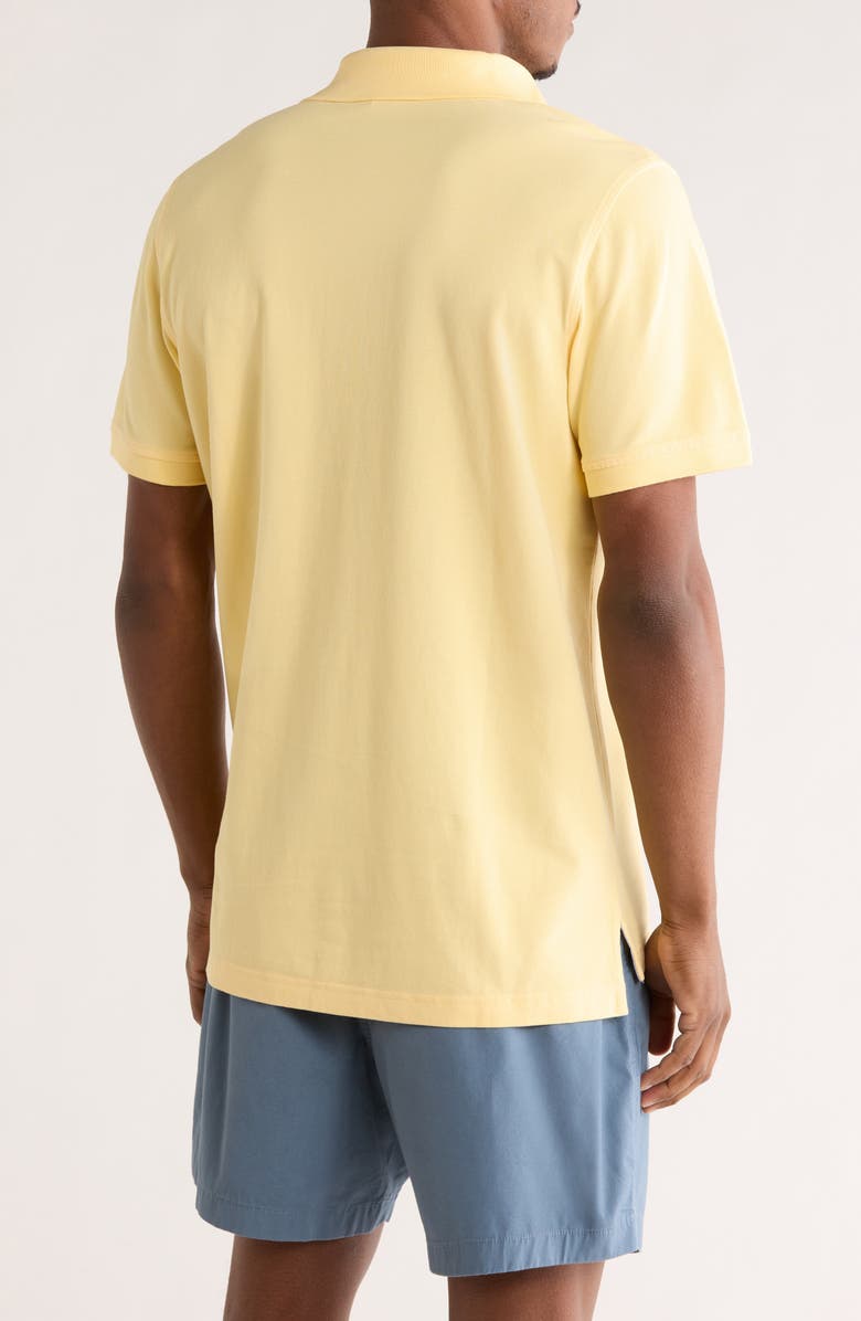 Brooks Brothers Solid Cotton Piqué Polo, Alternate, color, Light/ Pastel Yellow