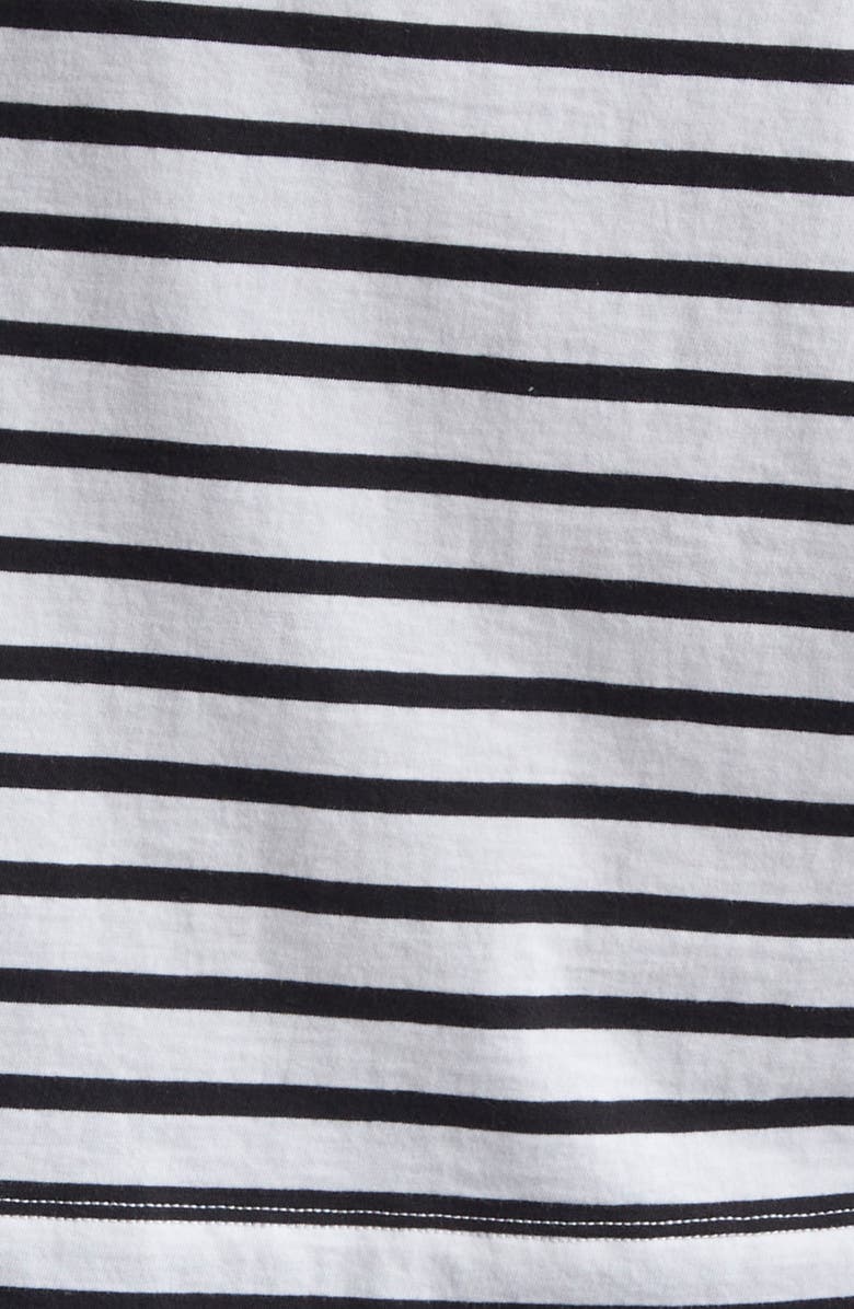 ATM Anthony Thomas Melillo Classic Jersey Stripe Crop Cotton Tank Top, Alternate, color, 