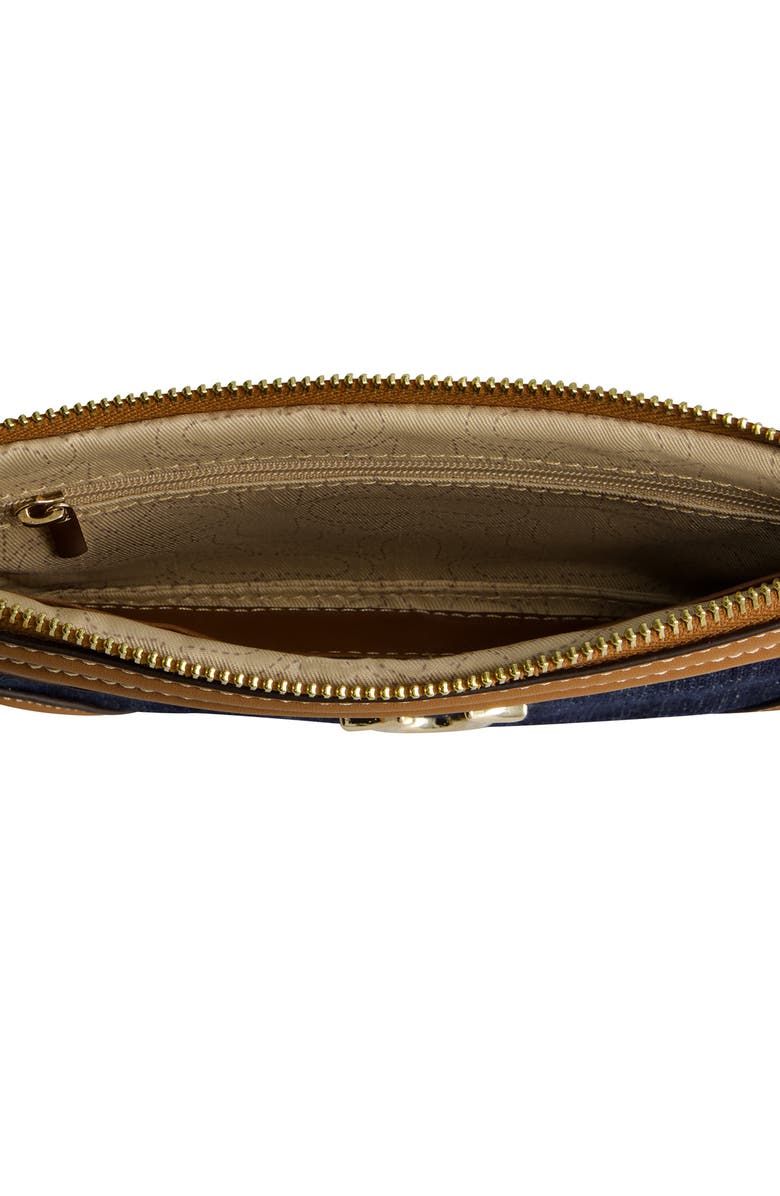 True Religion Horseshoe Denim Wristlet Wallet, Alternate, color, 