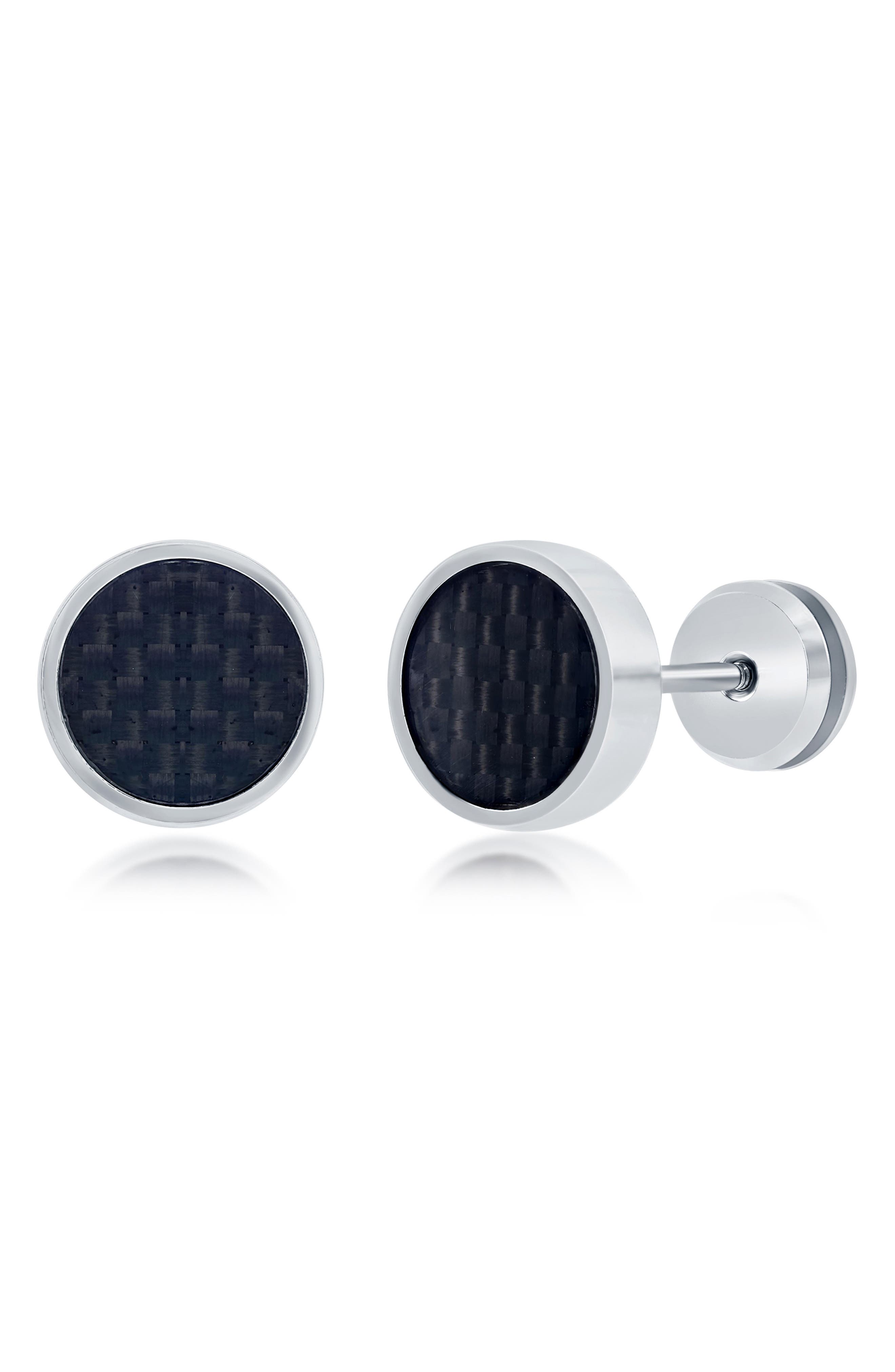 BLACKJACK Men's Stud Earrings