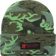 Nike Men's Nike Camo Ole Miss Rebels Veterans Day Cuffed Knit Hat