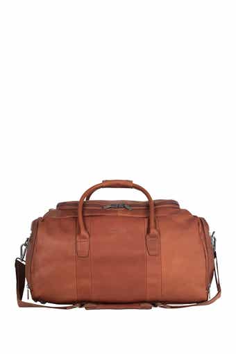 Kenneth Cole Colombian Leather Top Zip Duffel Bag