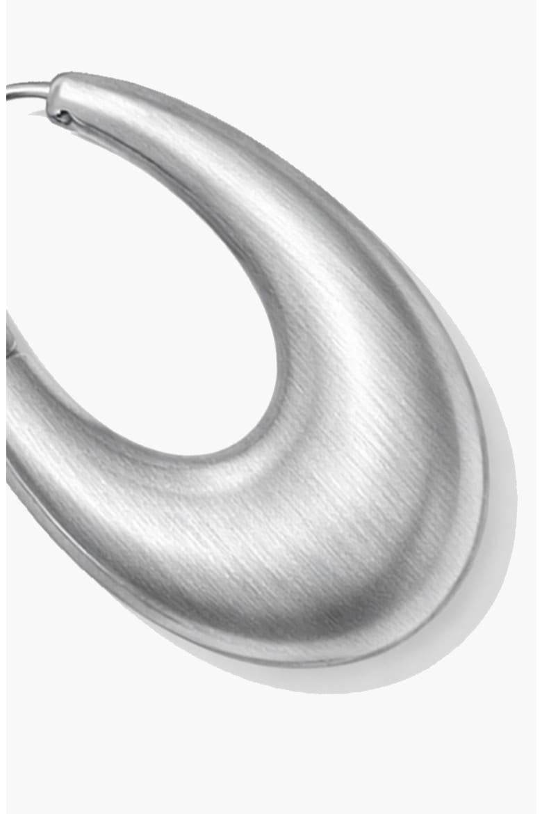 Eclipse Midi Hoops in Silver, Alternate, color, Silver