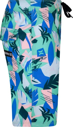 Kids' Retro Resort Board Shorts