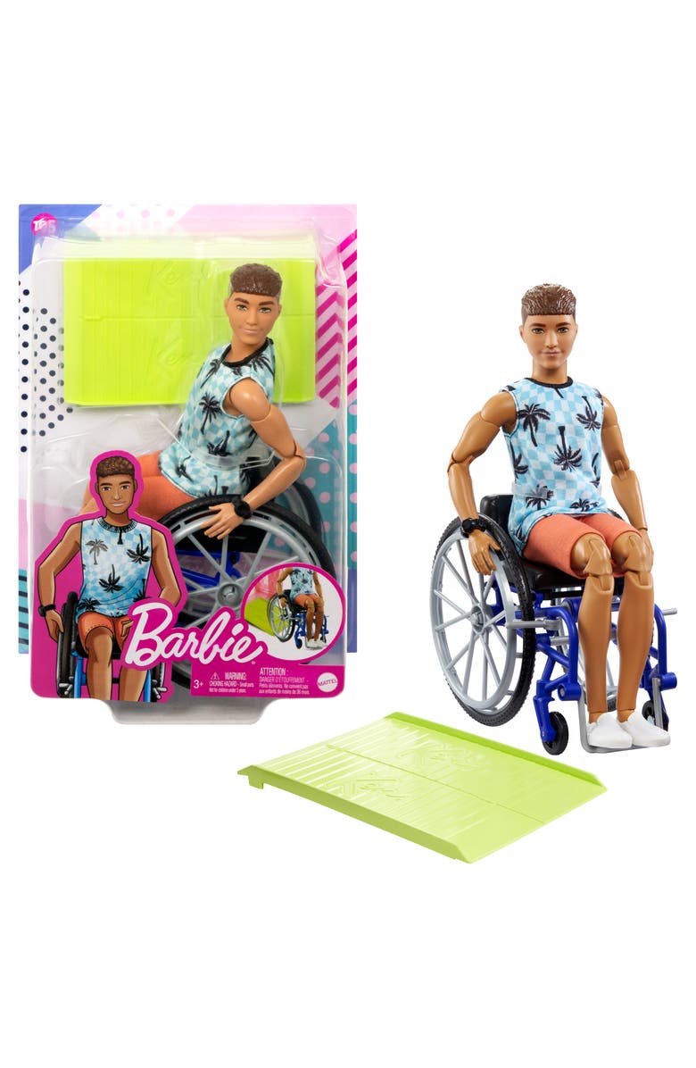 Mattel Ken<sup>®</sup> Fashionistas<sup>™</sup> Wheelchair Doll & Ramp, Alternate, color, 