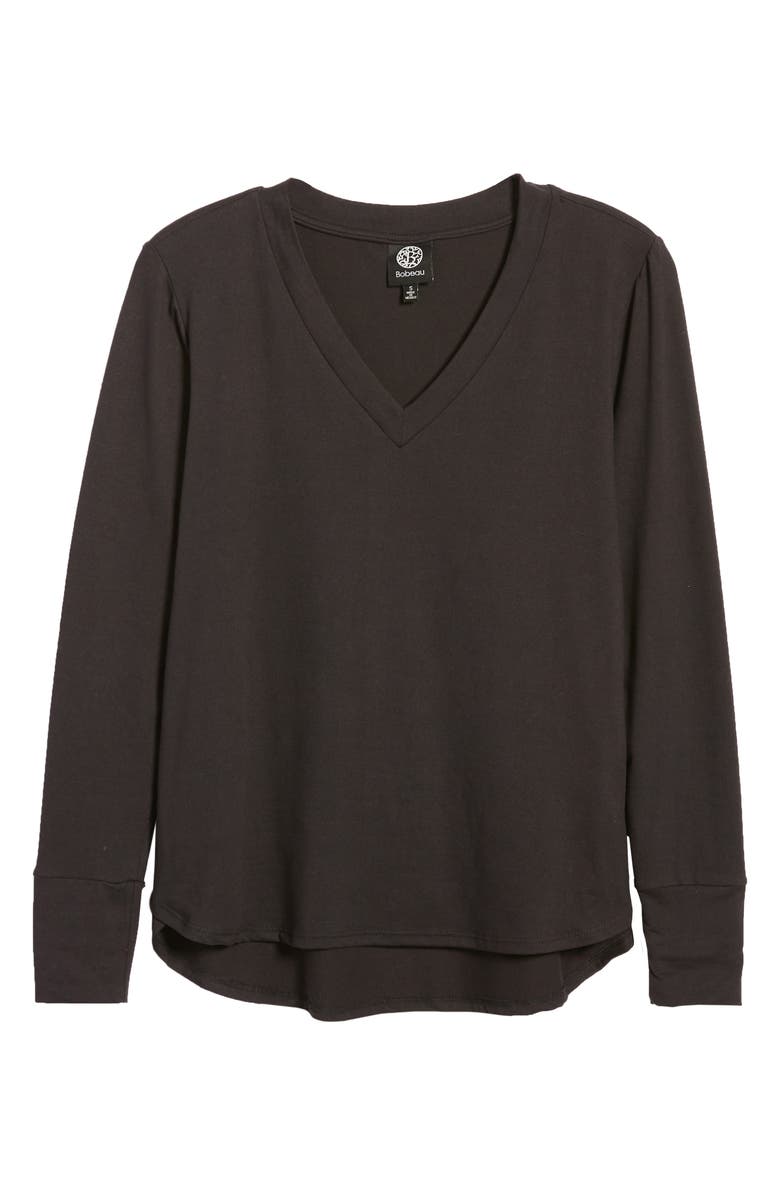Bobeau V-Neck Butter Top, Alternate, color, 