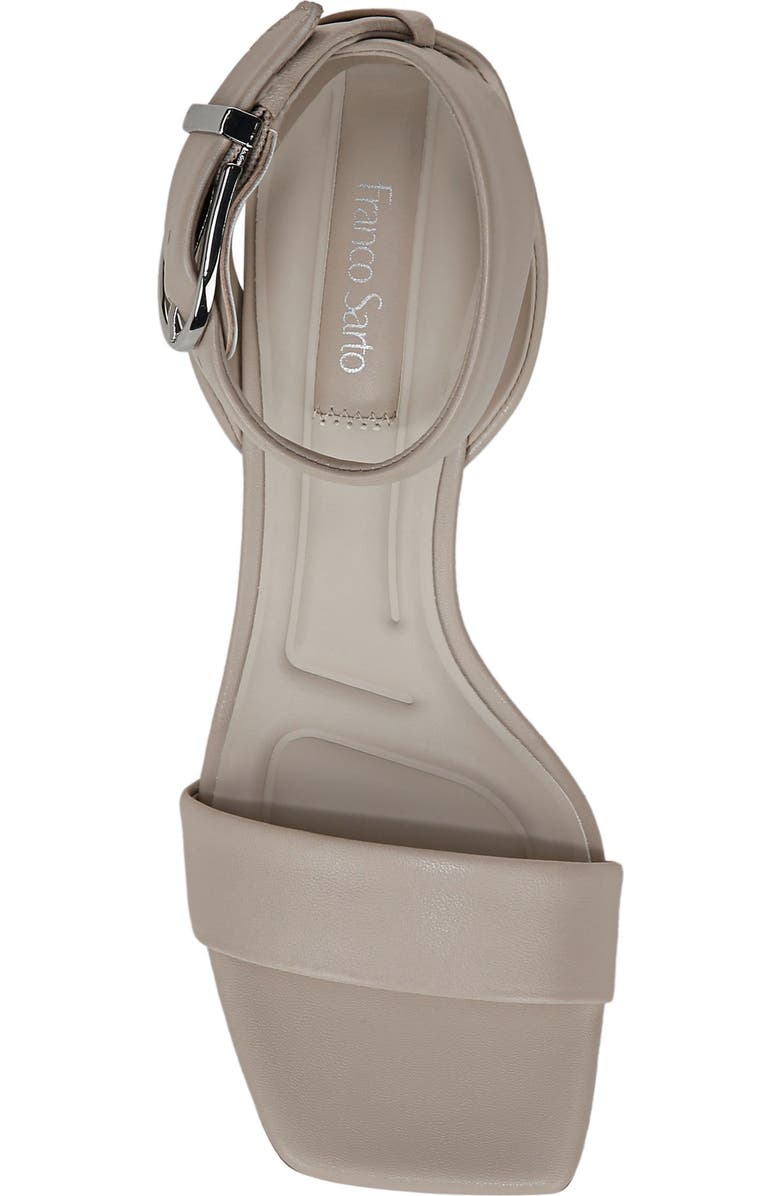 Franco Sarto Savini Ankle Strap Sandal, Alternate, color, Grey