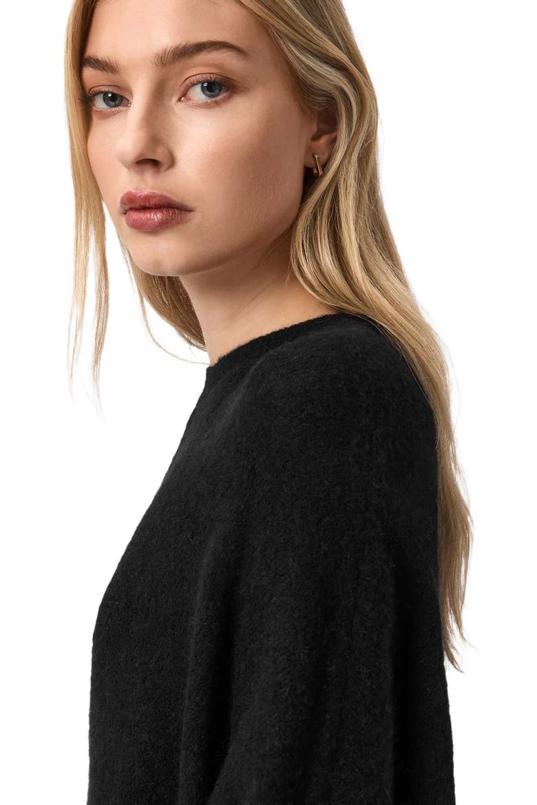 Lock Merino Wool Blend Sweater, Alternate, color, BLACK