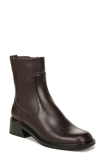 Franco Sarto Gracelyn Zip Boot In Castagno