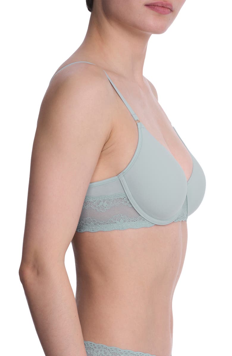 Natori Bliss Perfection Comfort T-Shirt Bra, Alternate, color, Minty