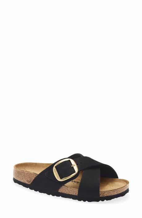 Siena Big Buckle Slide Sandal