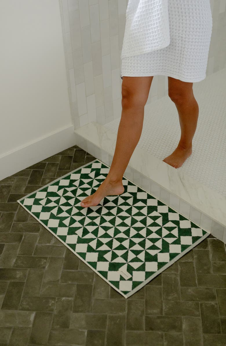 Slowtide Gatsby Bath Mat, Alternate, color, Sequoia