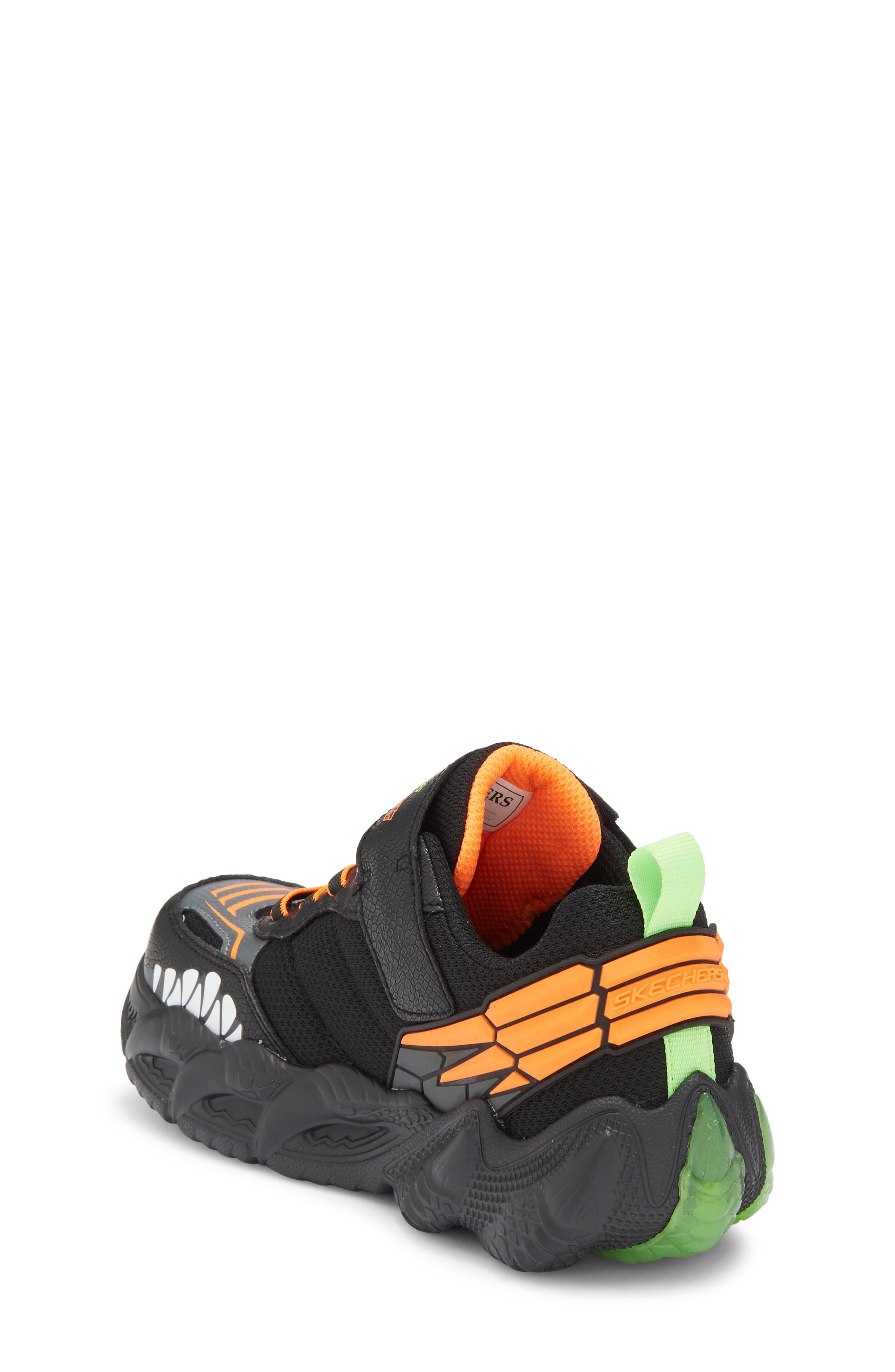 Kids' Skech-O-Saurus Lights 3.0 Sneaker, Alternate, color, BLACK MULTI